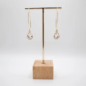 Crystal Drop 18K Forgyldt reringe 