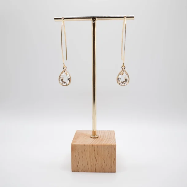 Crystal Drop 18K Forgyldt reringe 