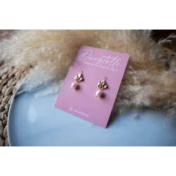 Perlereringe 18K forgyldt