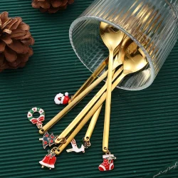 Juleskeer med hngende ornamenter 3. stk. ass.