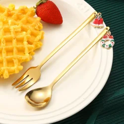 Juleskeer med hngende ornamenter 3. stk. ass.