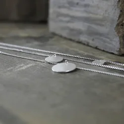 Theia Triple Dot Necklace Silver Plating