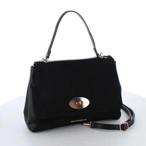 Mellemstor taske med klap. Praktisk, stilfuld og holdbar