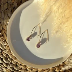 Crystal Drop 18K Forgyldt reringe 