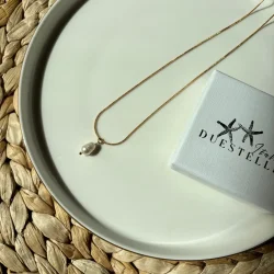 Perlekde 18K forgyldt