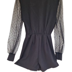 Blazer suite, med shorts, blonde �rmer og talje