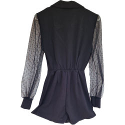 Blazer suite, med shorts, blonde �rmer og talje