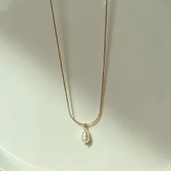 Perlekde 18K forgyldt